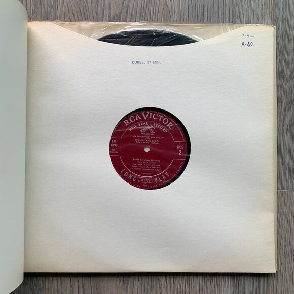 Vintage 1955 Ravel Daphnis and Chloe Vinyl – Charles Munch, Boston Symphony - Picture 6 of 8